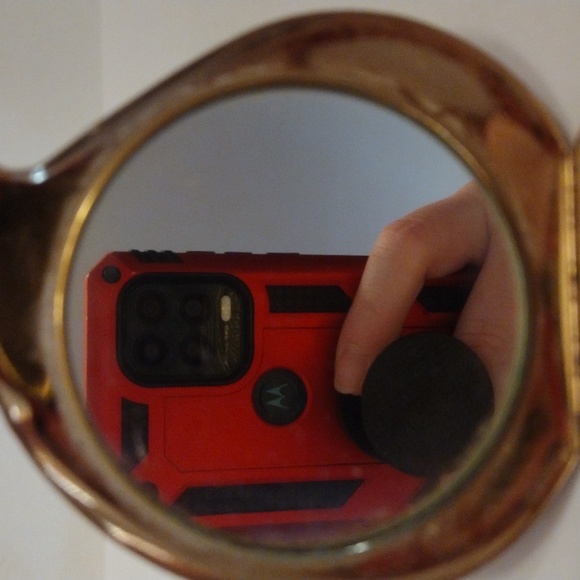 SOLD! Vintage 1940s Gold Elgin American Heart Shaped I Love You Mirror Compact! - Picture 5 of 10